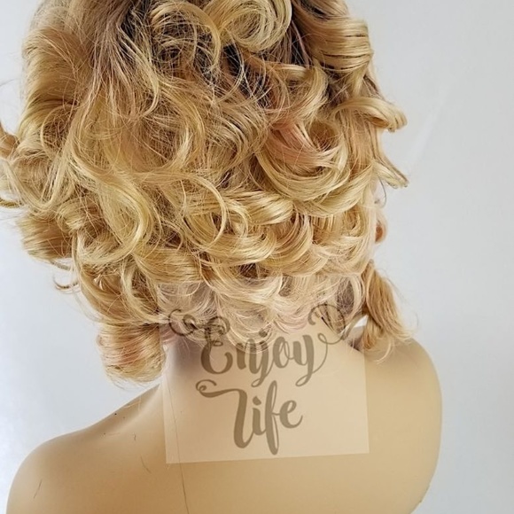 Celebrity blonde ash honey lace front wig